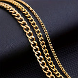 Minimalist Cuban chain necklace for men