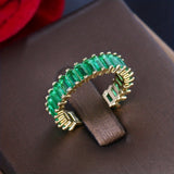 Gold and Emerald Ring
