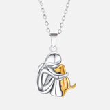 Hug Necklace with Pendant