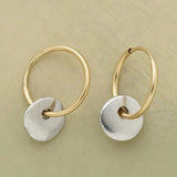 Gold and Silver Earrings