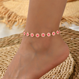 Daisy Gold Ankle Bracelet