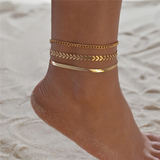 Gold Ankle Bracelet