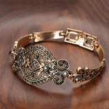 Elegant black crystal bracelet