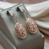 Elegant and Sparkling Gold Earrings