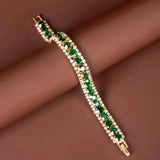 Golden and Green Bracelet