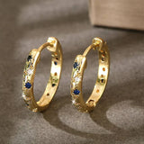 Vintage Golden Earrings with Intense Shine