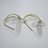 Elegant Pearl Dangling Earrings