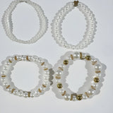 Exquisite Pearl Bracelet Set