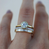Set of Vintage Sparkling Rings