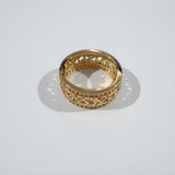 Bright Hollow Gold Ring