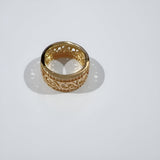 Bright Hollow Gold Ring