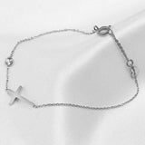 Silver Heart Bracelet Faith